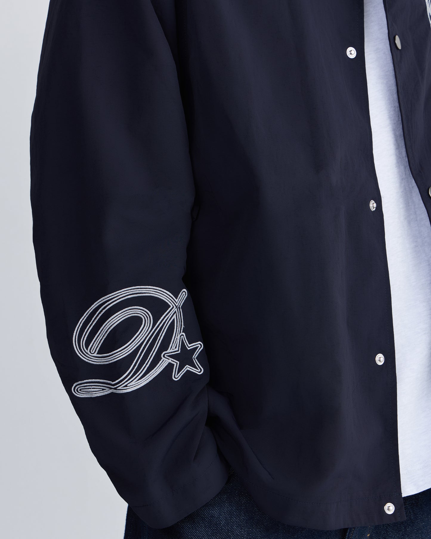 DDF CURSIVE D COACHES JACKET