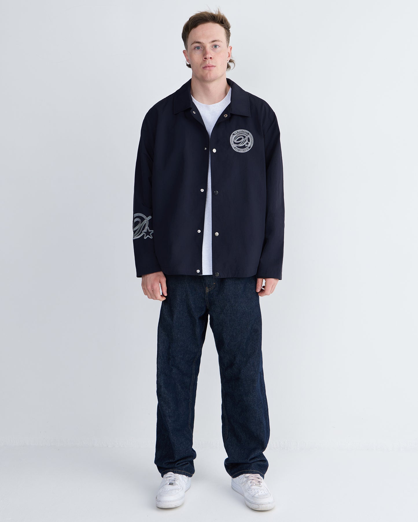 DDF CURSIVE D COACHES JACKET