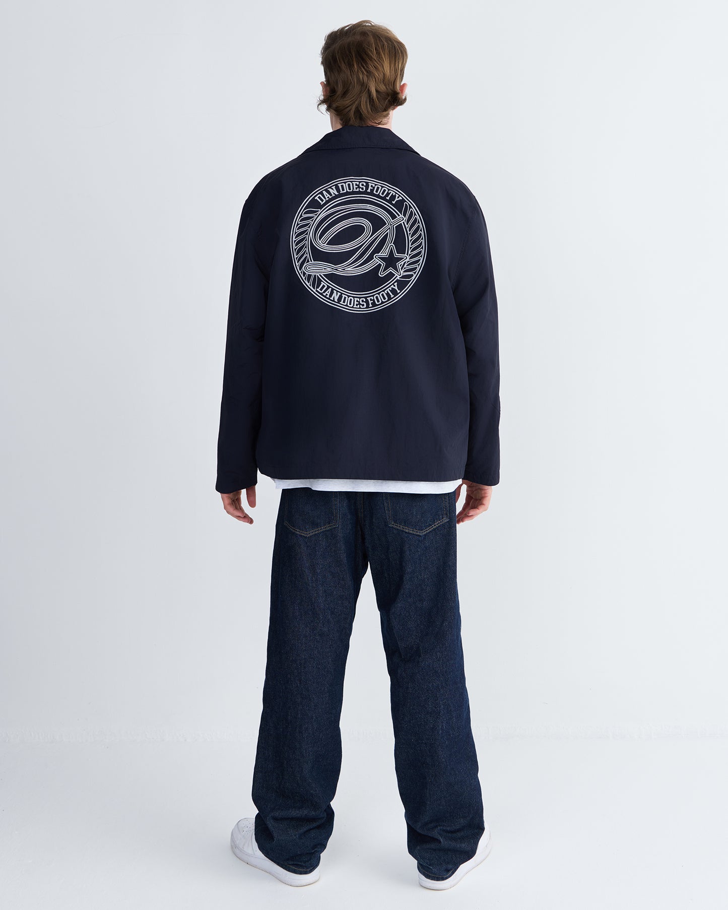 DDF CURSIVE D COACHES JACKET
