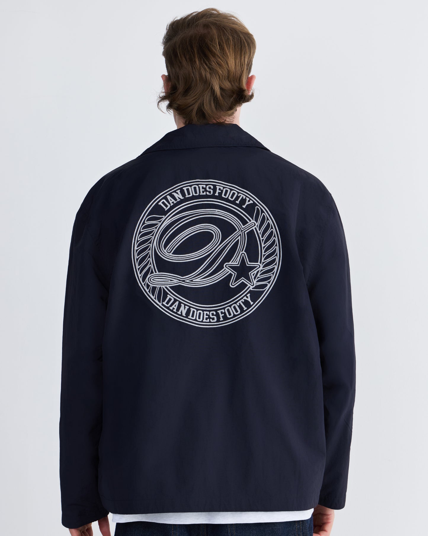 DDF CURSIVE D COACHES JACKET