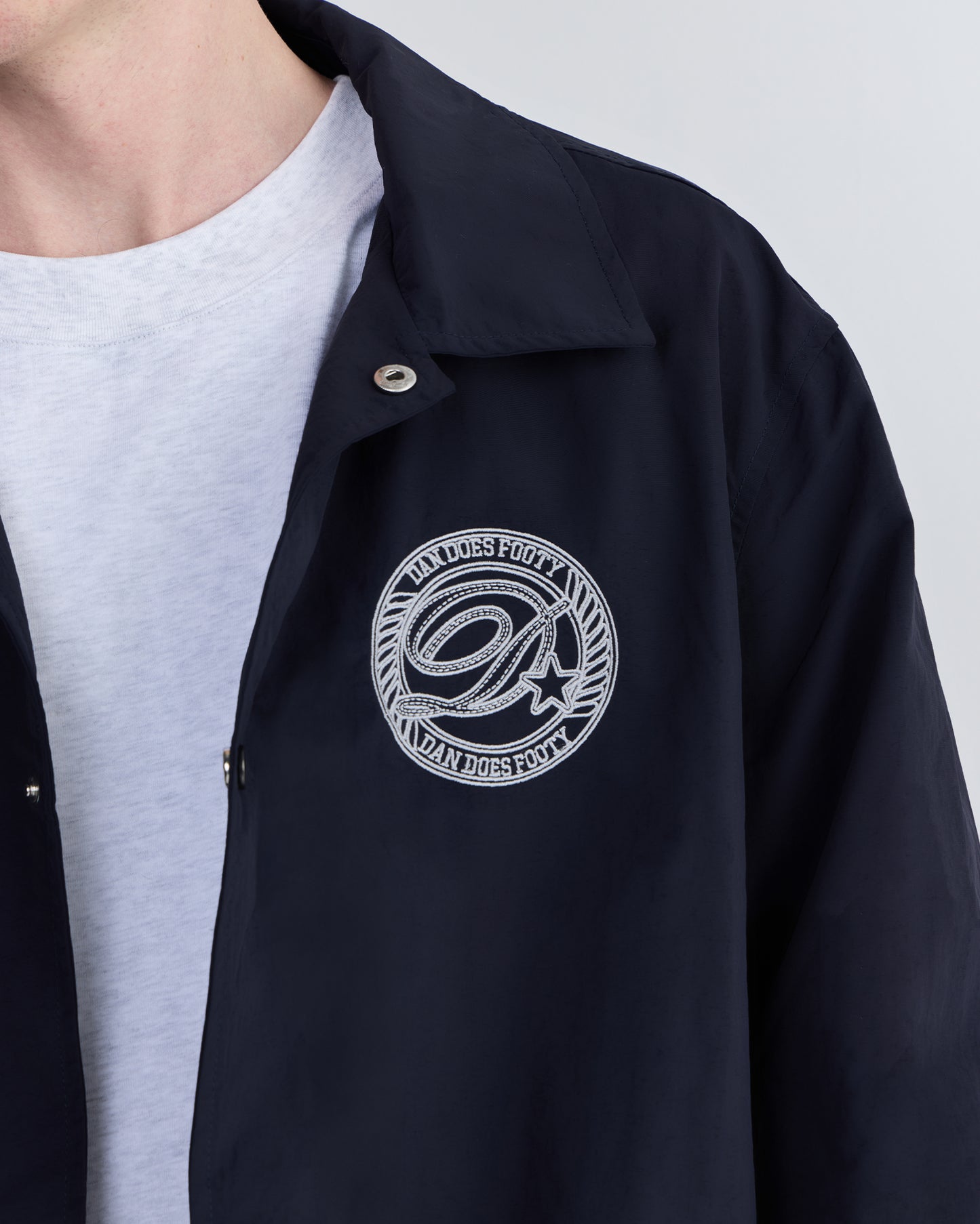 DDF CURSIVE D COACHES JACKET
