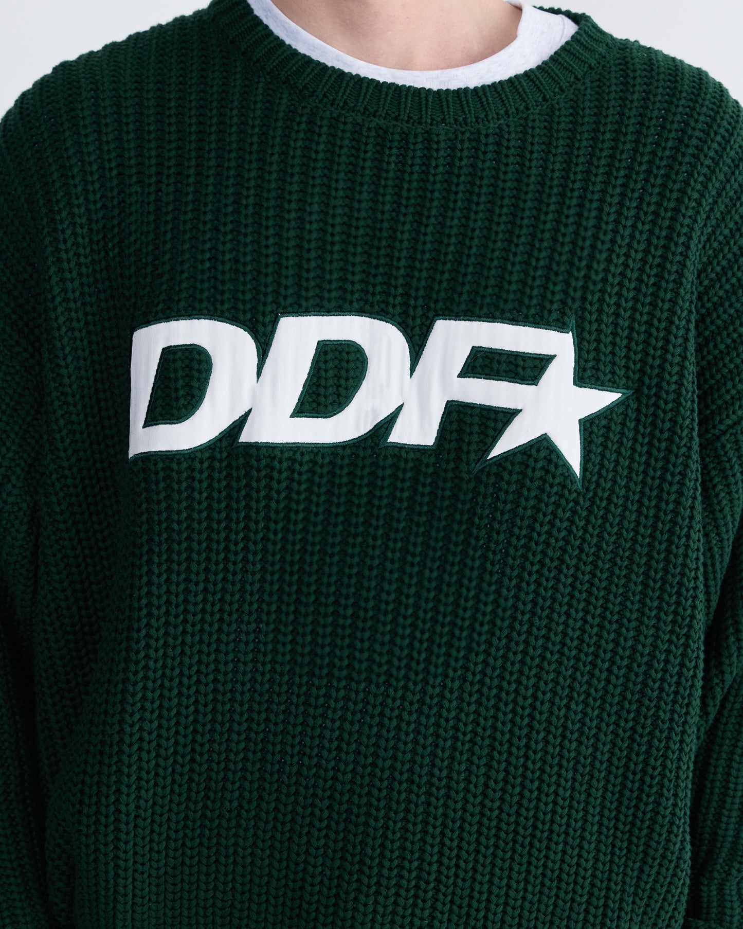 DDF STAR LOGO KNIT - GREEN