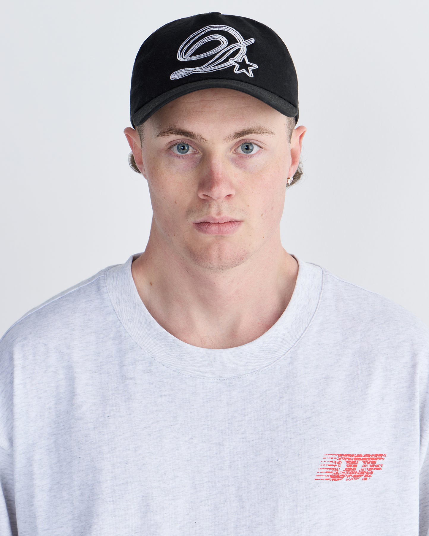 DDF CURSIVE D CAP BLACK